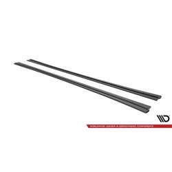 Maxton - Street Pro Rajouts Des Bas De Caisse Dodge Charger RT Mk7 Facelift Noir-Rouge