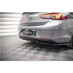 Maxton - Arriere Lame (avec une barre verticale) Opel Insignia Mk2 Noir Brillant