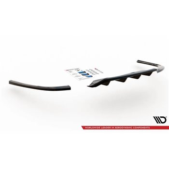 Maxton - Arriere Lame (avec une barre verticale) Opel Insignia Mk2 Noir Brillant