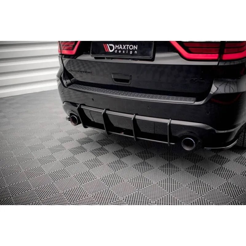 Maxton - Street Pro Central Diffuseur Arriere V.2 Dodge Durango RT Mk3 Noir-Rouge