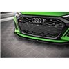Maxton - Lame Du Pare-Chocs Avant V.2 Audi RS3 Sedan 8Y Noir Brillant