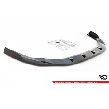 Maxton - Lame Du Pare-Chocs Avant V.2 Audi RS3 Sedan 8Y Noir Brillant