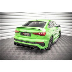Maxton - Arriere Splitter Audi RS3 Sedan 8Y Noir Brillant