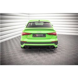 Maxton - Arriere Lame Audi RS3 Sedan 8Y Noir Brillant