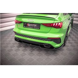 Maxton - Arriere Lame Audi RS3 Sedan 8Y Noir Brillant
