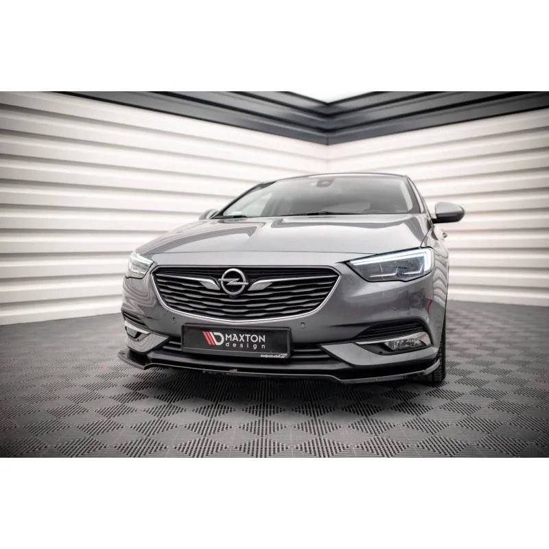 Maxton - Lame Du Pare-Chocs Avant V.3 Opel Insignia Mk2 Noir Brillant
