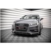 Maxton - Lame Du Pare-Chocs Avant Audi A3 Sportback 8V Noir Brillant