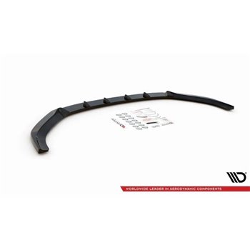 Maxton - Lame Du Pare-Chocs Avant Audi A3 Sportback 8V Noir Brillant