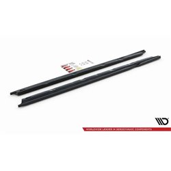 Maxton - Rajouts Des Bas De Caisse Audi A3 Sportback 8V Noir Brillant