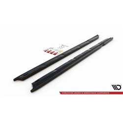 Maxton - Rajouts Des Bas De Caisse Audi A3 Sportback 8V Noir Brillant
