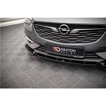 Maxton - Lame Du Pare-Chocs Avant V.2 Opel Insignia Mk2 Noir Brillant