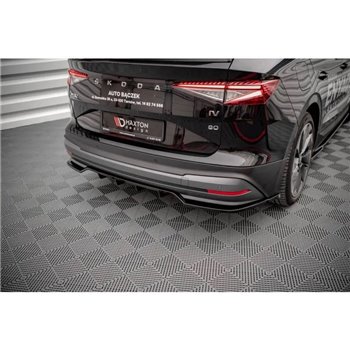Maxton - Arriere Lame (avec une barre verticale) Skoda Enyaq iV Noir Brillant
