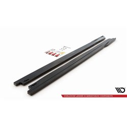 Maxton - Rajouts Des Bas De Caisse Skoda Enyaq iV Noir Brillant