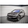 Maxton - Lame Du Pare-Chocs Avant V.3 Skoda Enyaq iV Noir Brillant