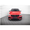 Maxton - Lame Du Pare-Chocs Avant V.2 Mercedes-Benz A45 Aero W176 Facelift Noir Brillant
