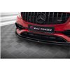 Maxton - Lame Du Pare-Chocs Avant V.2 Mercedes-Benz A45 Aero W176 Facelift Noir Brillant
