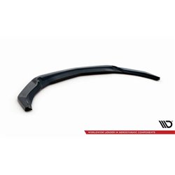 Maxton - Lame Du Pare-Chocs Avant V.2 Mercedes-Benz A45 Aero W176 Facelift Noir Brillant