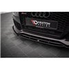 Maxton - Lame Du Pare-Chocs Avant Audi A6 RS6 Look C7 Noir Brillant