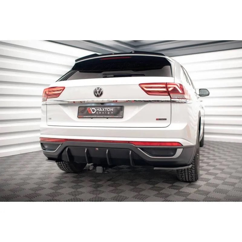 Maxton - Diffuseur Arrière Complet Volkswagen Atlas Cross Sport Noir Brillant