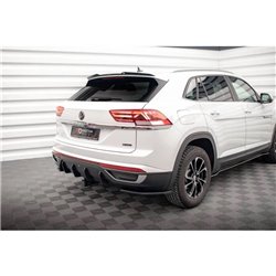 Maxton - Diffuseur Arrière Complet Volkswagen Atlas Cross Sport Noir Brillant