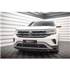 Maxton - Lame Du Pare-Chocs Avant V.2 Volkswagen Atlas Cross Sport Noir Brillant