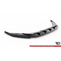 Maxton - Lame Du Pare-Chocs Avant V.1 Volkswagen Atlas Cross Sport Noir Brillant