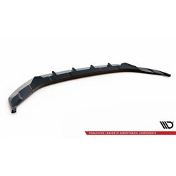 Maxton - Lame Du Pare-Chocs Avant V.1 Volkswagen Atlas Cross Sport Noir Brillant