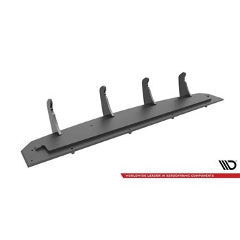 Maxton - Street Pro Central Diffuseur Arriere Audi SQ8 Mk1 Rouge