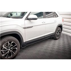 Maxton - Rajouts Des Bas De Caisse Volkswagen Atlas Cross Sport Noir Brillant