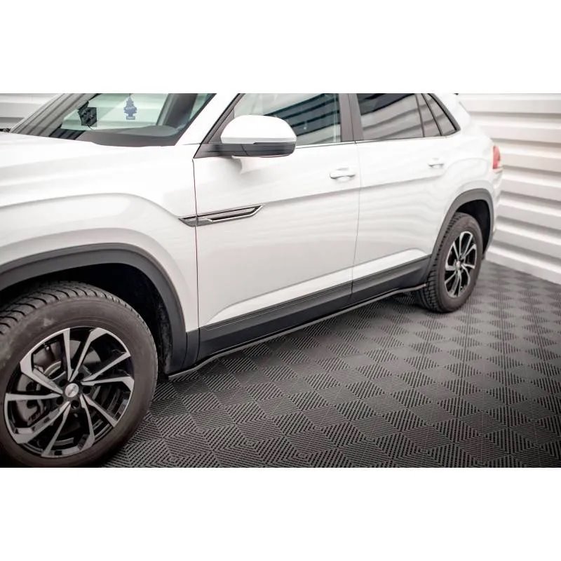 Maxton - Rajouts Des Bas De Caisse Volkswagen Atlas Cross Sport Noir Brillant