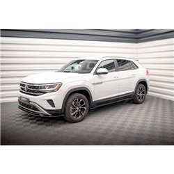 Maxton - Rajouts Des Bas De Caisse Volkswagen Atlas Cross Sport Noir Brillant