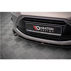 Maxton - Lame Du Pare-Chocs Avant Ford C-Max Mk2 Noir Brillant