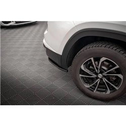 Maxton - Lames De Pare-Chocs Arrière Latérales Volkswagen Atlas Cross Noir Brillant