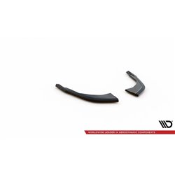 Maxton - Lames De Pare-Chocs Arrière Latérales Volkswagen Atlas Cross Noir Brillant