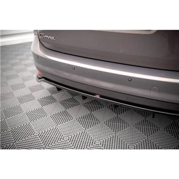 Maxton - Arriere Lame (avec une barre verticale) Ford C-Max Mk2 Noir Brillant