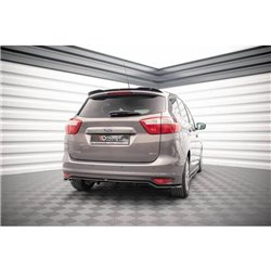 Maxton - Arriere Lame (avec une barre verticale) Ford C-Max Mk2 Noir Brillant