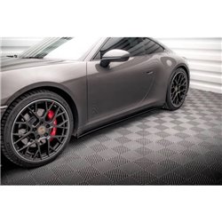 Maxton - Rajouts Des Bas De Caisse Porsche 911 Carrera 4S 992 Noir Brillant