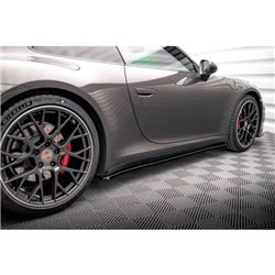 Maxton - Rajouts Des Bas De Caisse Porsche 911 Carrera 4S 992 Noir Brillant
