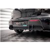 Maxton - Street Pro Central Diffuseur Arriere Mazda 3 MPS Mk1 Version américaine Rouge