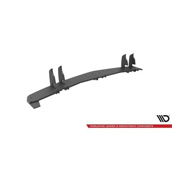 Maxton - Street Pro Central Diffuseur Arriere Mazda 3 MPS Mk1 Version américaine Rouge