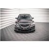 Maxton - Street Pro Lame Du Pare-Chocs Avant V.1 Mazda 3 MPS Mk1 Noir-Rouge + Rabats Brillant