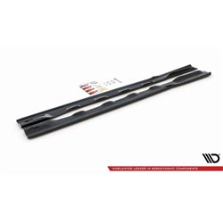 Maxton - Rajouts Des Bas De Caisse Ford C-Max Mk2 Noir Brillant