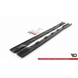 Maxton - Rajouts Des Bas De Caisse Ford C-Max Mk2 Noir Brillant