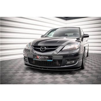 Maxton - Street Pro Lame Du Pare-Chocs Avant Mazda 3 MPS Mk1 Noir