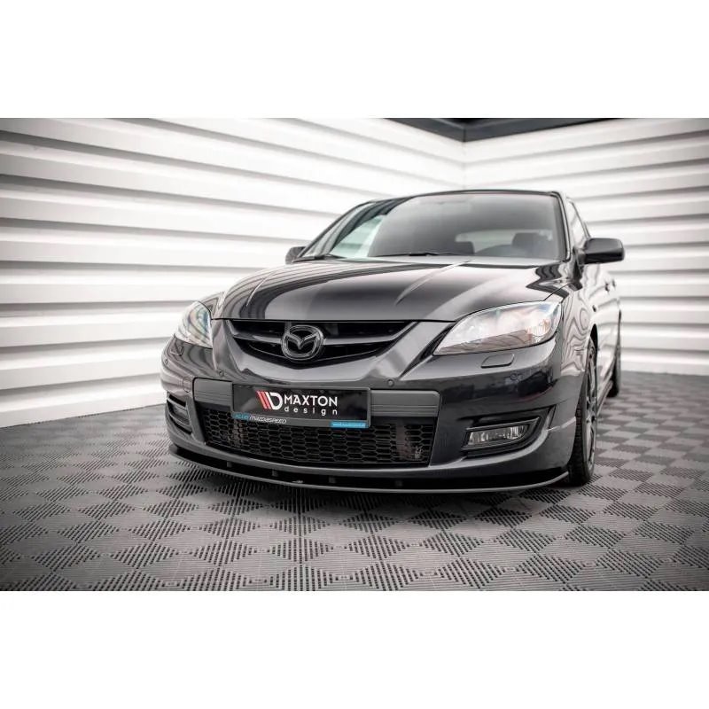 Maxton - Street Pro Lame Du Pare-Chocs Avant Mazda 3 MPS Mk1 Noir