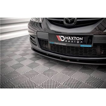 Maxton - Street Pro Lame Du Pare-Chocs Avant Mazda 3 MPS Mk1 Noir