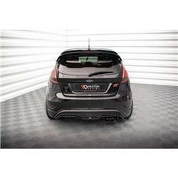 Maxton - Diffuseur Arrière Complet Ford Fiesta ST (Version 5 portes) Mk7 Facelift Noir Brillant