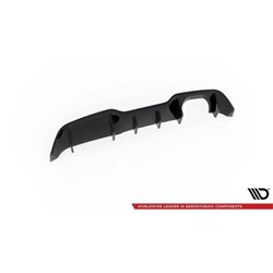 Maxton - Diffuseur Arrière Complet Ford Fiesta ST (Version 5 portes) Mk7 Facelift Noir Brillant