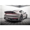 Maxton - Arriere Splitter (avec une barre verticale) Porsche 911 Carrera 4S 992 Noir Brillant