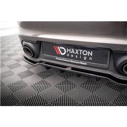 Maxton - Arriere Lame (avec une barre verticale) Porsche 911 Carrera 4S 992 Noir Brillant